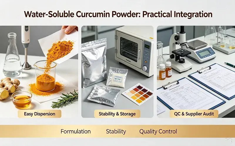 Practical Tips for Integrating Water-Soluble Curcumin Powder
