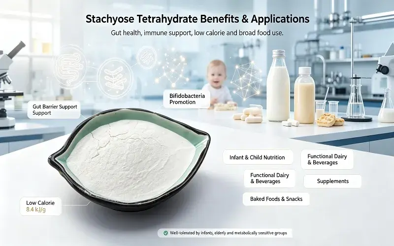 Benefits and Uses of Stachyose Tetrahydrate Powder