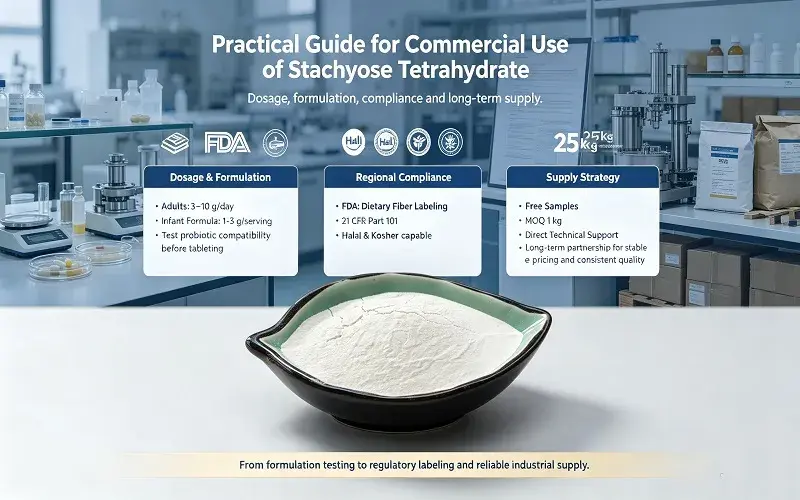 Practical Guide to Using Stachyose Tetrahydrate Powder in Your Business