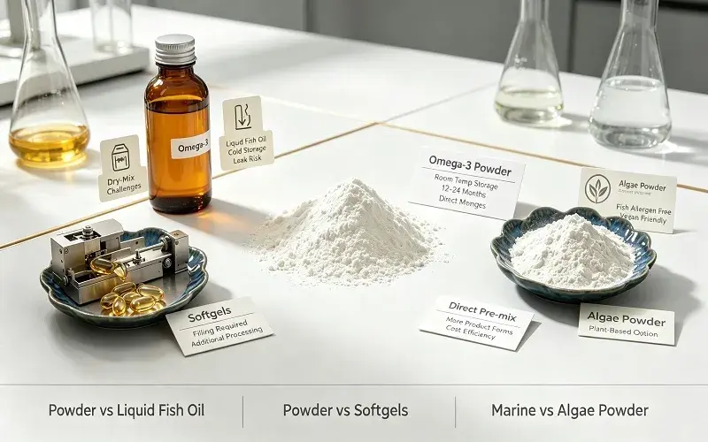 Comparing Omega-3 Powder to Other Omega-3 Forms for Procurement Decisions Comparing Omega-3 Powder to Other Omega-3 Forms for Procurement Decisions