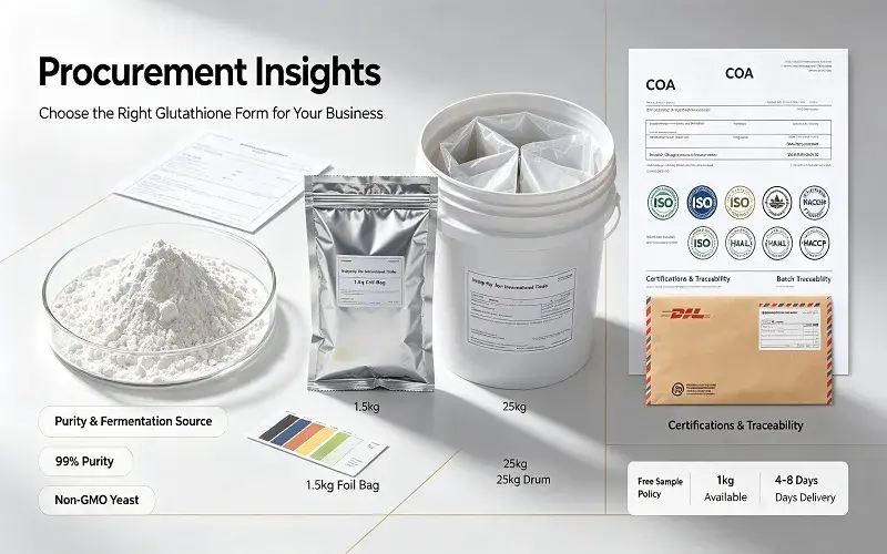 Procurement Insights: Choosing the Right Glutathione Form for Your Business