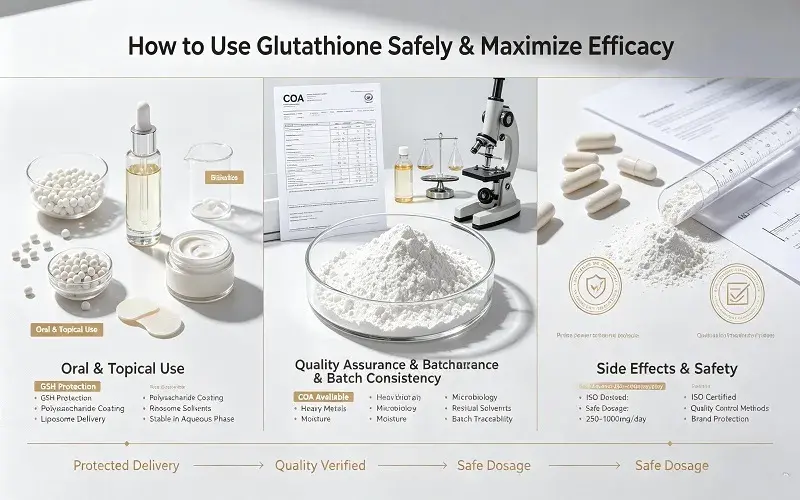 How to Safely Use and Maximize Benefits from Glutathione Products