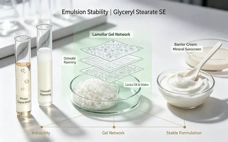 The Science Behind Emulsion Stability and How Glyceryl Stearate SE Improves It