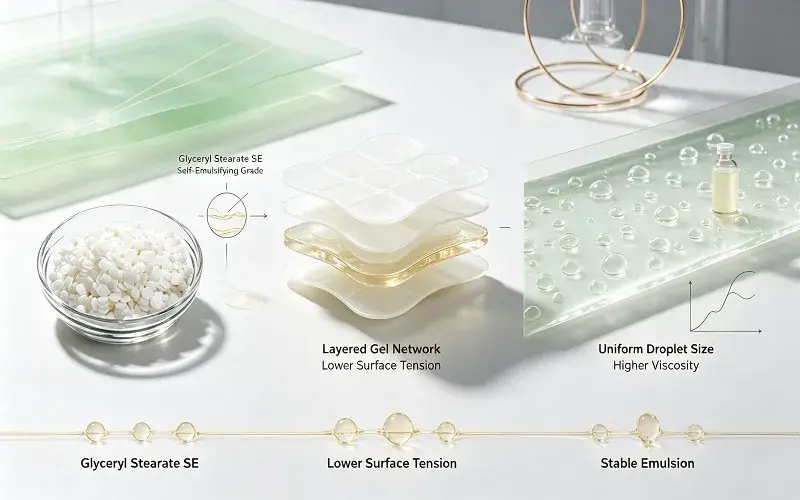 Understanding Glyceryl Stearate SE — Composition and Role in Emulsions Understanding Glyceryl Stearate SE — Composition and Role in Emulsions