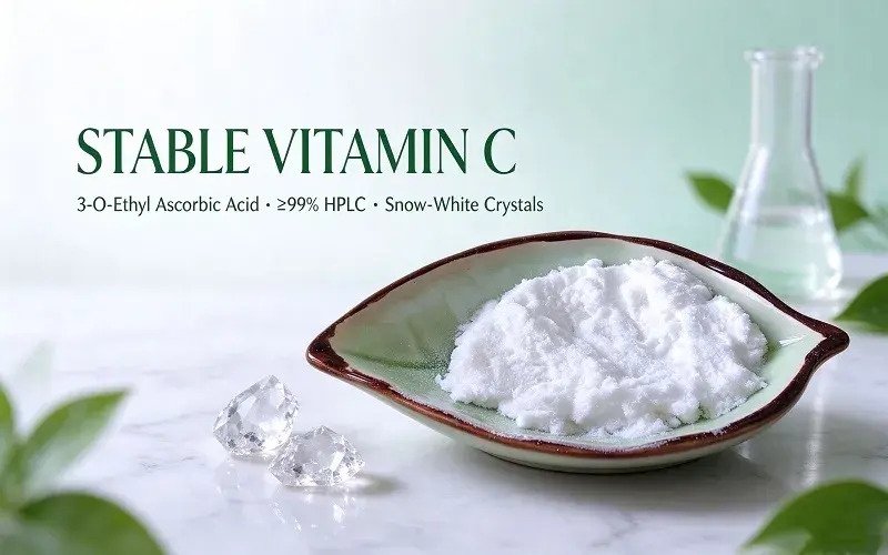 Stable_3-O-Ethyl Ascorbic Acid Powder Overview. Stable_3-O-Ethyl Ascorbic Acid Powder Overview.