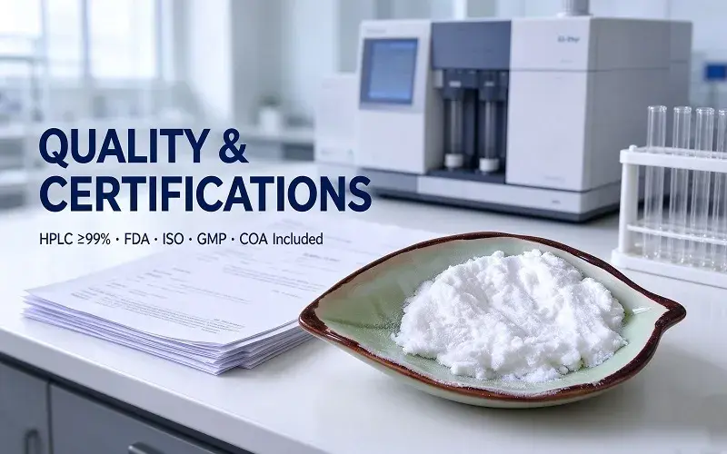 Quality Criteria and Certification for 3-O-Ethyl Ascorbic Acid Powder