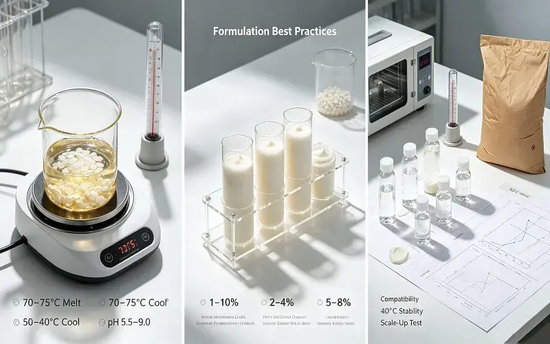 Best Practices for Formulating with Glyceryl Stearate SE in Skincare Products Best Practices for Formulating with Glyceryl Stearate SE in Skincare Products