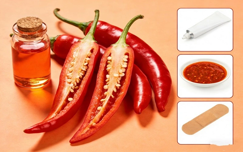 Natural Capsaicin  application