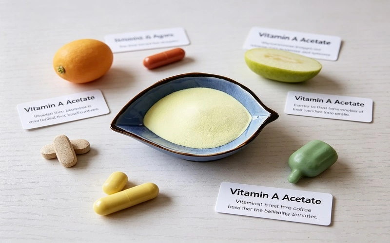 Vitamin A acetate application