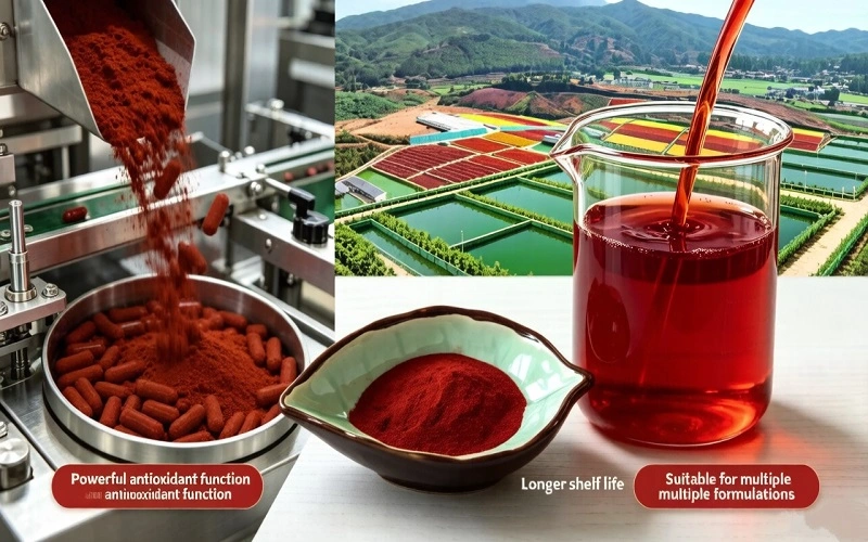 Astaxanthin Microcapsule Powder Advantages Astaxanthin Microcapsule Powder Advantages