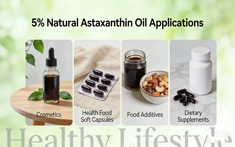 Astaxanthin oil application