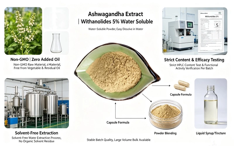 Ashwagandha Extract 5% advantages Ashwagandha Extract 5% advantages