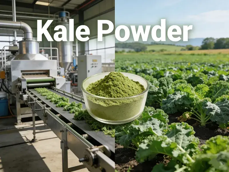Automated production of kale powder