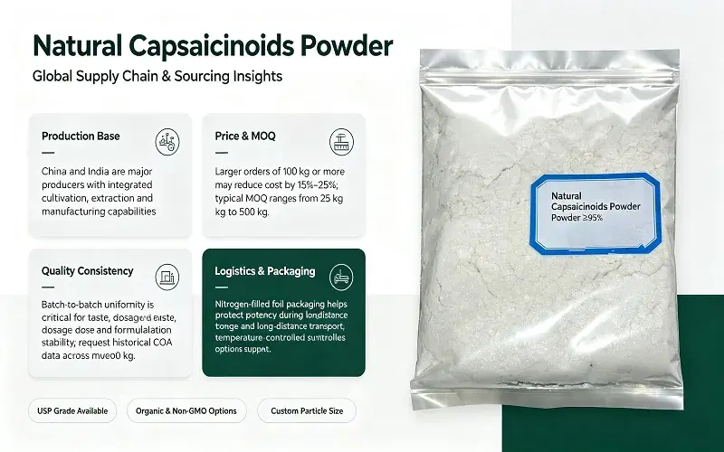Procurement Insights for Natural Capsaicin Powder in Bulk