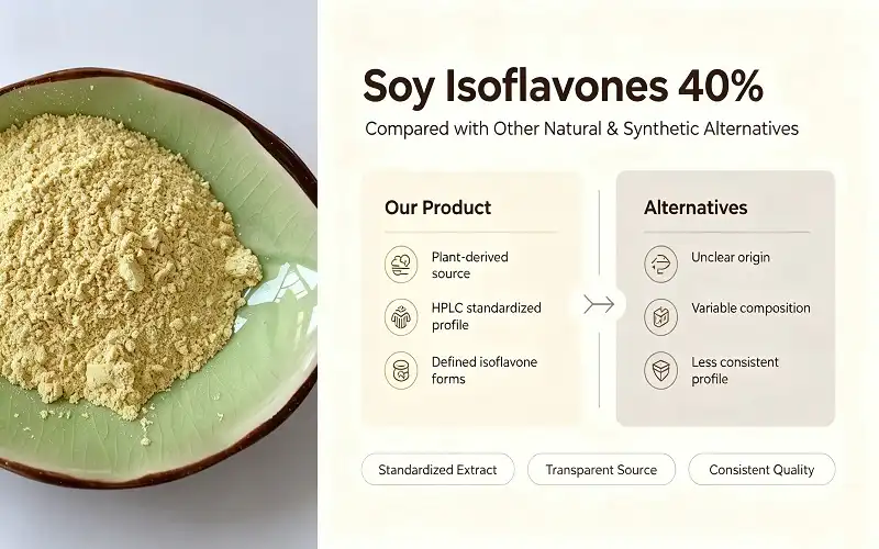 Comparing Soybean Isoflavones to Other Natural and Synthetic Alternatives