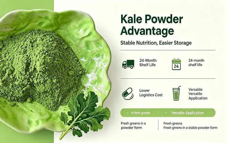 Comparing Bulk Kale Powder with Alternative Products