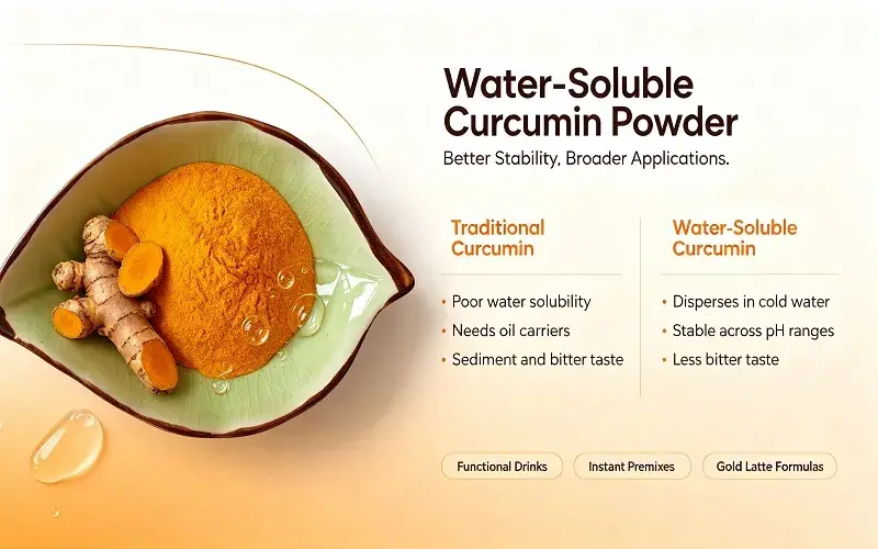 Comparing Water-Soluble Curcumin with Traditional Curcumin Products