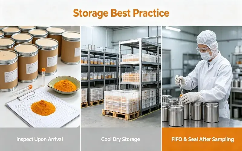 Step-by-Step Best Practices for Storing Water-Soluble Curcumin Powder Step-by-Step Best Practices for Storing Water-Soluble Curcumin Powder
