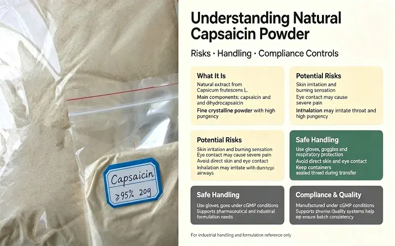 Understanding Natural Capsaicin Powder and Associated Risks