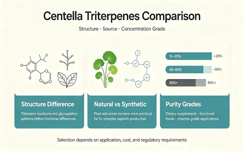 Comparative Analysis Total Triterpenes vs Similar Compounds Comparative Analysis Total Triterpenes vs Similar Compounds