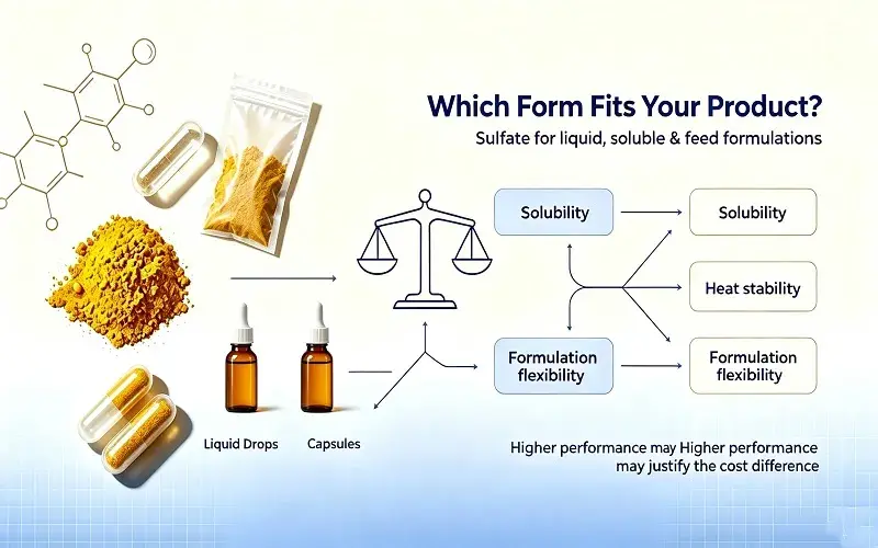 Choosing between Berberine Sulfate Powder and berberine hydrochloride depends