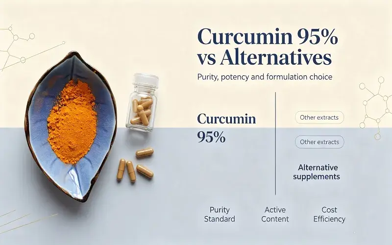 Comparing Curcumin 95% with Other Curcumin Extracts and Supplement Forms