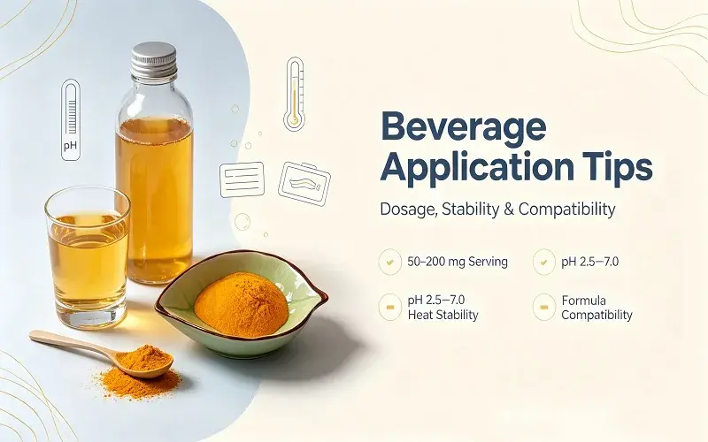 Practical Application and Formulation Tips for Beverages Practical Application and Formulation Tips for Beverages