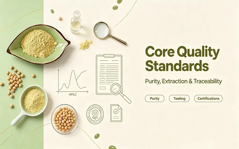 Core Criteria for Selecting High-Quality Soybean Isoflavones Raw Material Core Criteria for Selecting High-Quality Soybean Isoflavones Raw Material