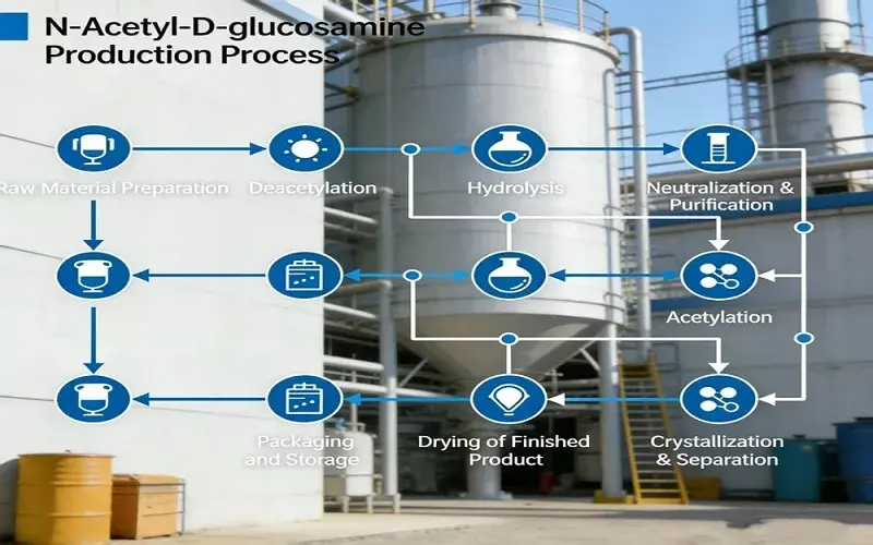 our N-Acetyl-D-Glucosamine flow chart