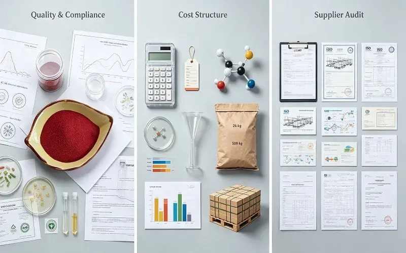 Quality, Pricing, and Supplier Considerations