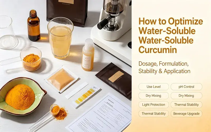 How to Optimize Use of Water-Soluble Curcumin Powder in Your Products?