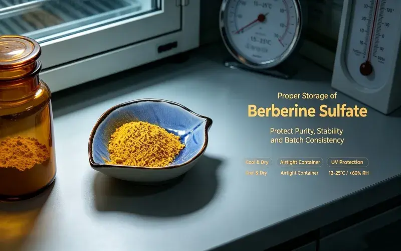 Storing Berberine Sulfate Powder correctly requires Storing Berberine Sulfate Powder correctly requires