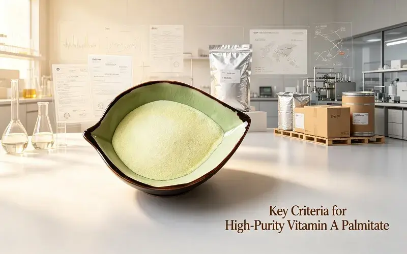 Key Criteria for Selecting High-Purity Vitamin A Palmitate Powder