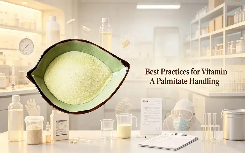 Best Practices for Using and Handling Vitamin A Palmitate Powder