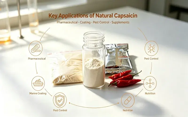 Natural Capsaicin Main Applications