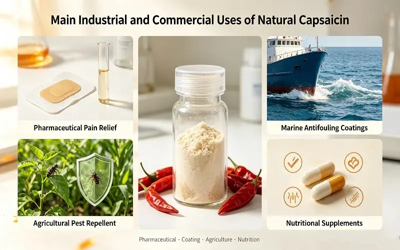 Natural Capsaicin Industrial Commercial Uses Natural Capsaicin Industrial Commercial Uses