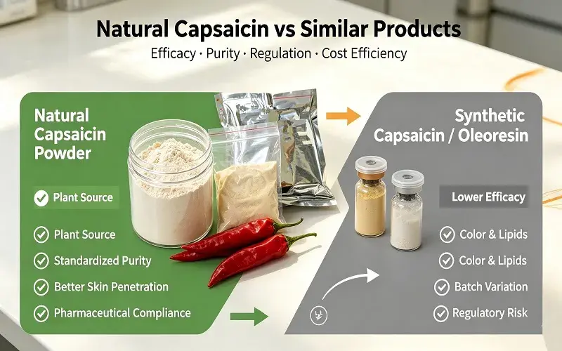 Natural Capsaicin Vs Similar Products Alternatives