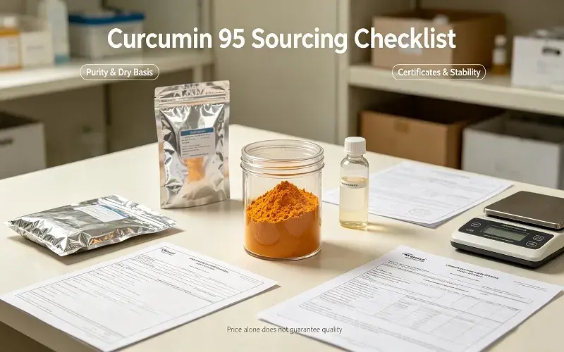 Key Considerations When Procuring 95% Bulk Raw Curcumin Material