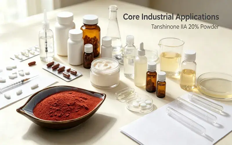 Core Applications of Tanshinone IIA 20% Powder in Industry Core Applications of Tanshinone IIA 20% Powder in Industry
