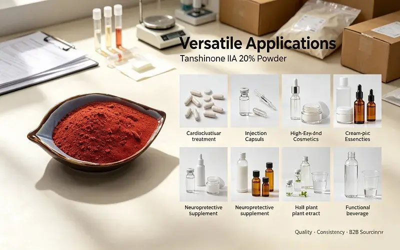 Tanshinone IIA 20% Powder final application overview