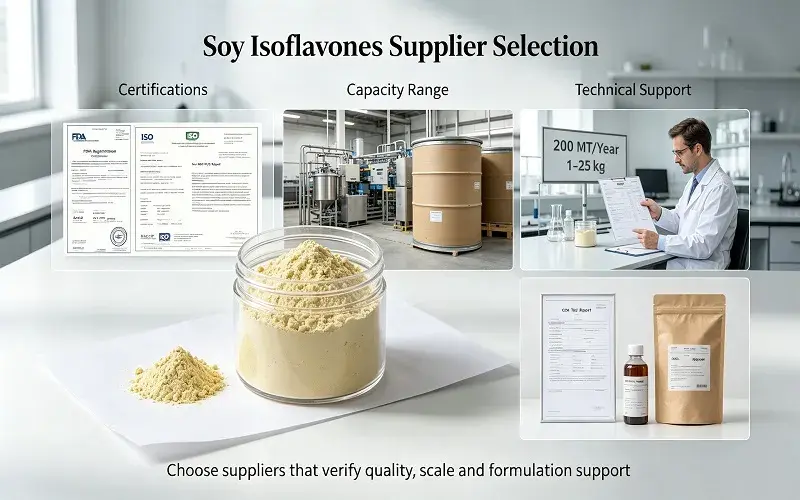 Procuring Soybean Isoflavones: Supplier and Product Selection Tips