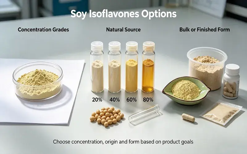 Comparing Different Types of Soybean Isoflavone Content